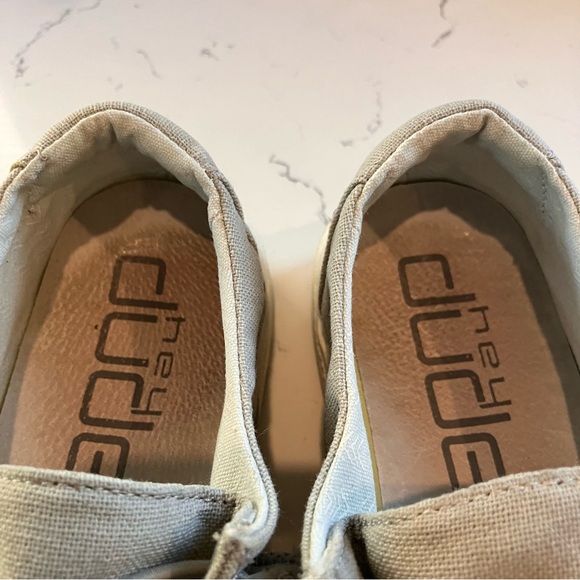 Hey Dude (413058) Wendy Chambray Slip-On Chambray Light Grey Womens US Size 7 - Picture 10 of 12